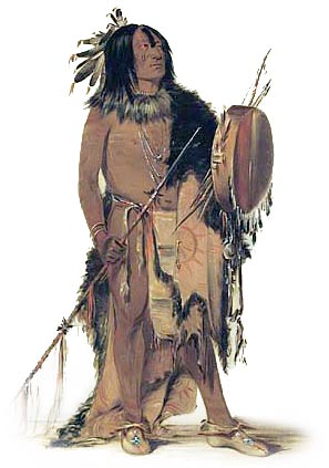 Blackfoot Medicine Man and Shield