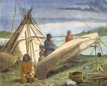 Making a Chippewa (Ojibwe) Birch Bark Canoe