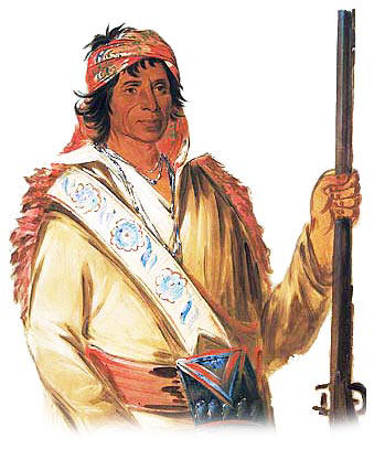 Chief of the Creek (Muskogee) tribe