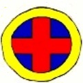 Cross with Circle Symbol