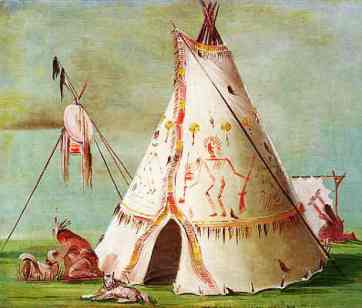 Crow Native American Indian Tribe: Crow Tepee