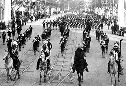 leading President Theodore Roosevelts Inaugural Parade in 1905
