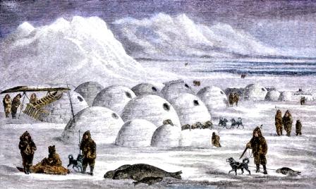 Inuit Village and Igloos
