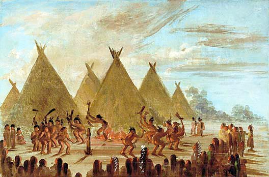 Picture of a Lakota Sioux War Dance