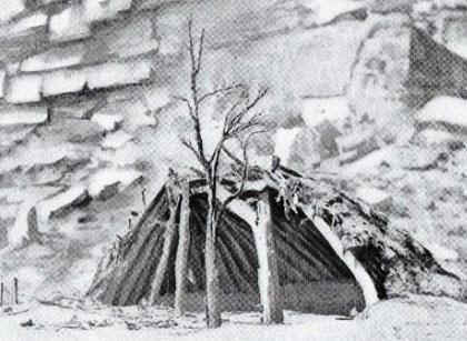 Native Indian Tribes - Lean-to shelter