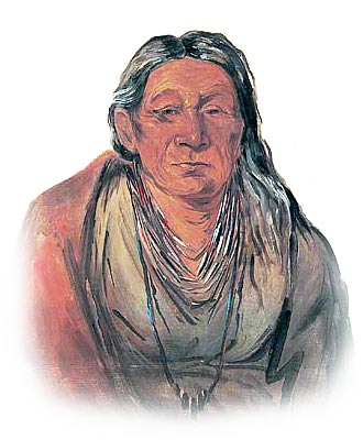 Picture of an Old Miami Indian