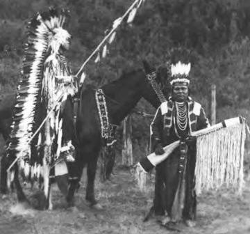 Clothes and headdresses of the Cayuse Tribe