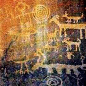 Petroglyphs at Chaco Canyon