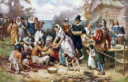 First Thanksgiving with the Wampanoag