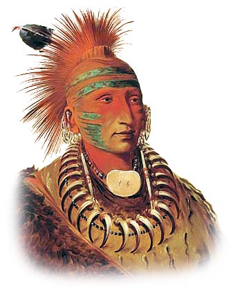 Picture of an Iowa Indian
