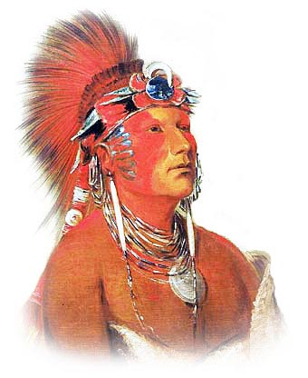 Picture of a Kansas / Kaw Indian
