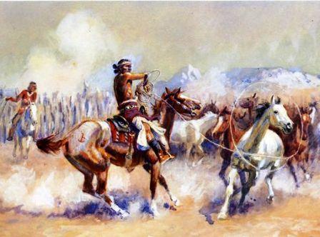 navajo-wild-horse-hunters-charles-marion-russell