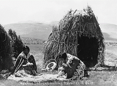 Great Basin Native Indians: Washoe Grass House
