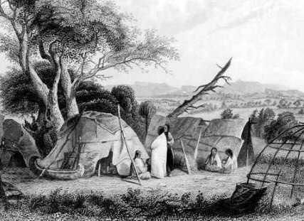 Chippewa Tribe: Picture of a wigwam